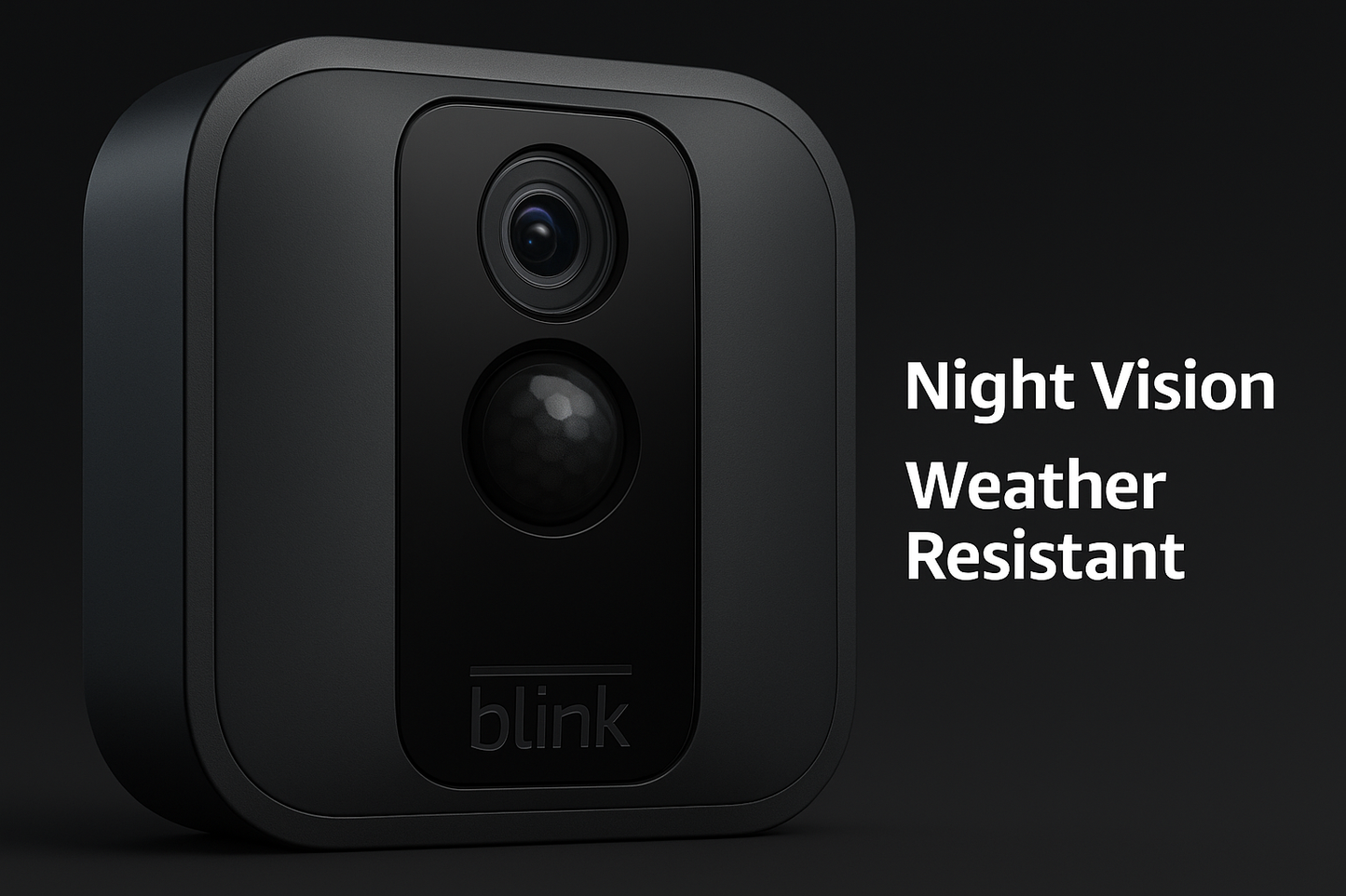 Blink camera close-up with Night Vision text