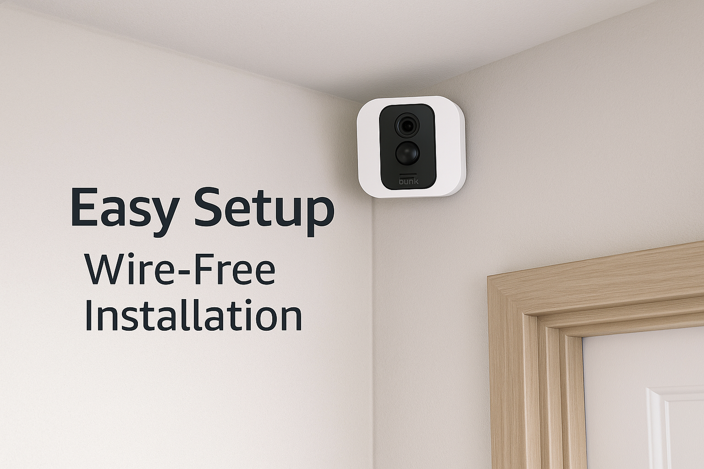 Blink camera indoor with Easy Setup text